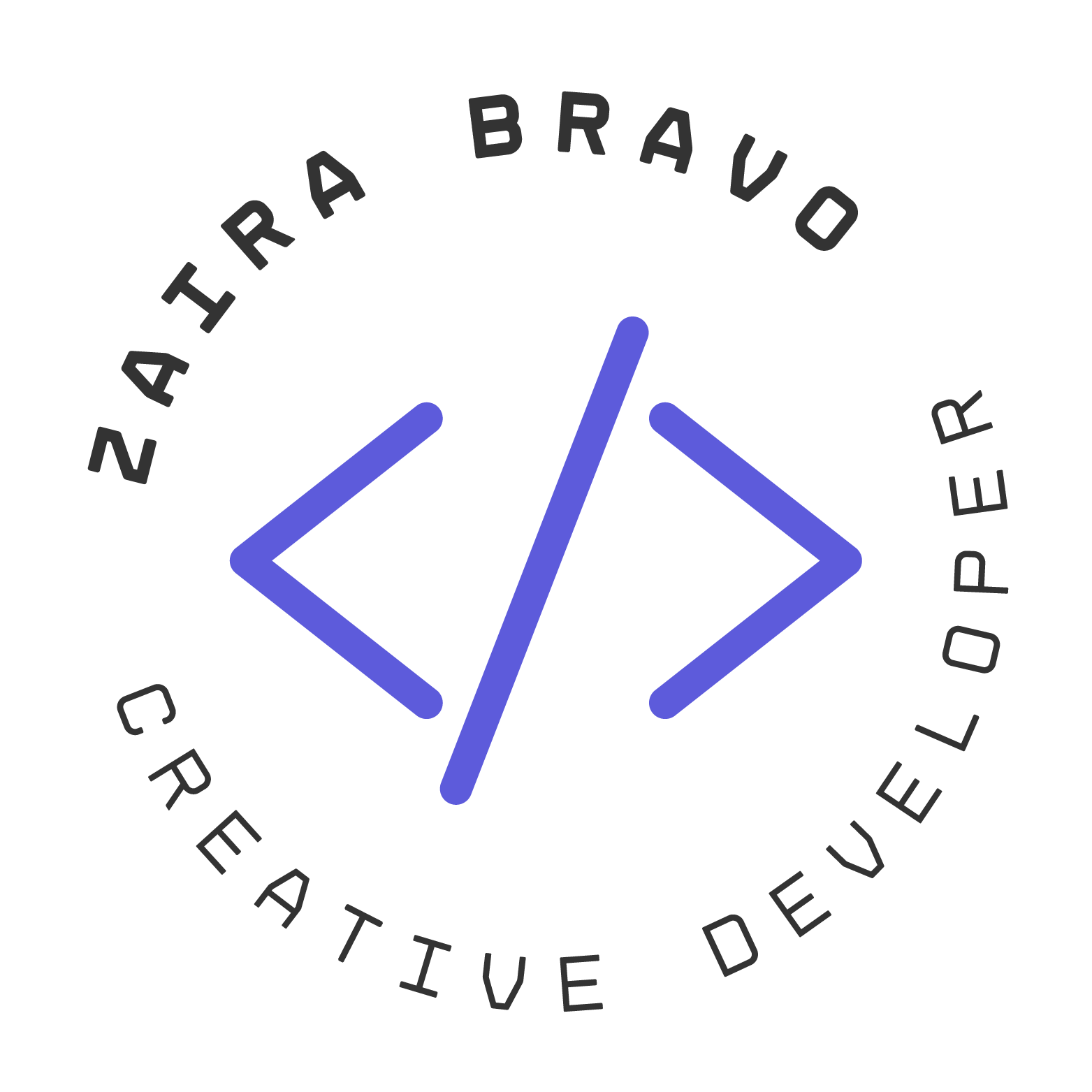 Logo Zaira Bravo Creative Developer web